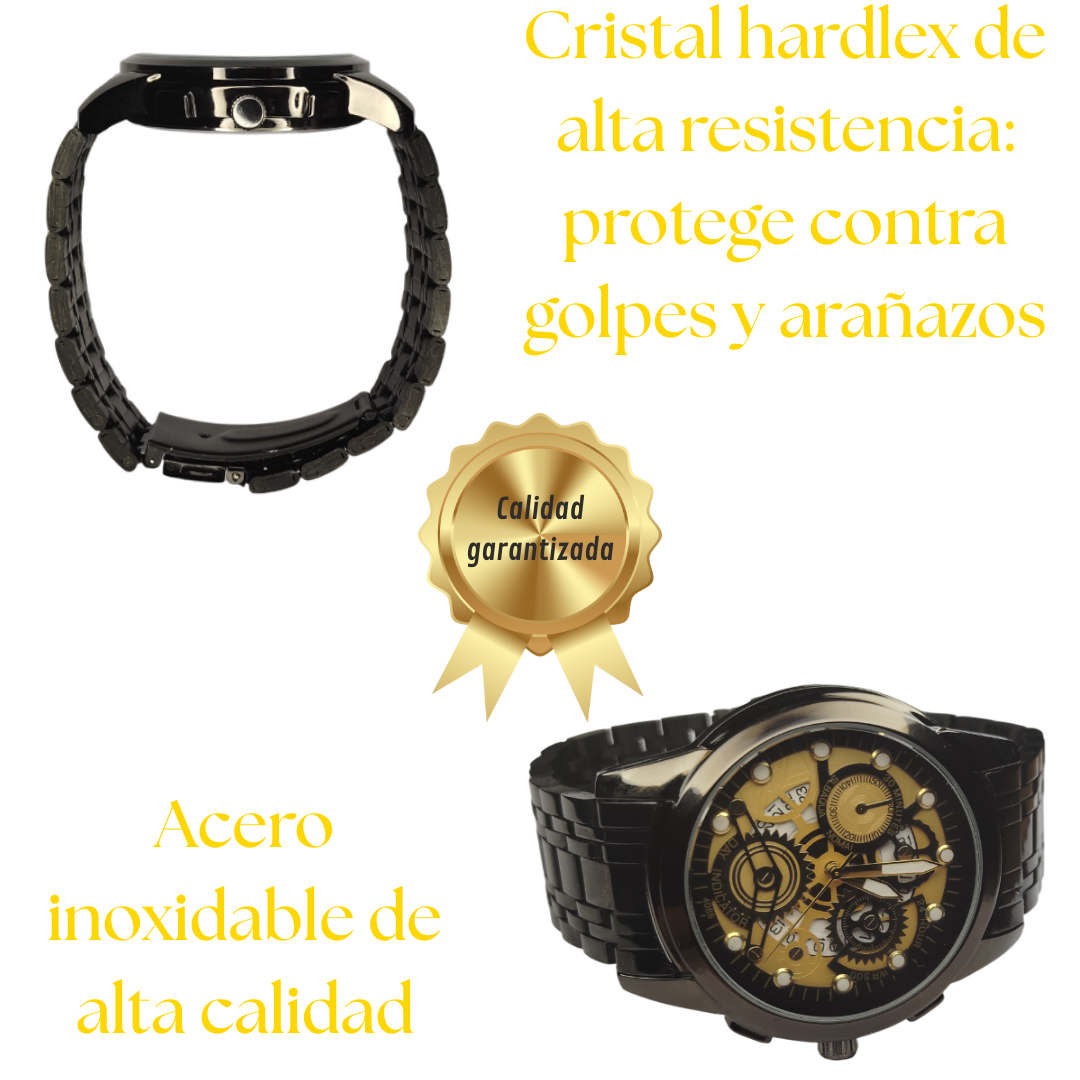 Reloj de cuarzo-BLACKGOLD™