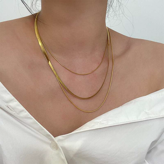 COLLAR DORADO TRIPLE