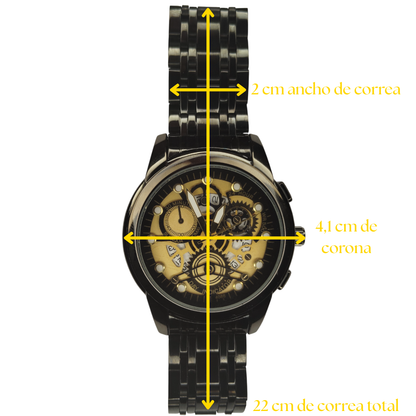 Reloj de cuarzo-BLACKGOLD™
