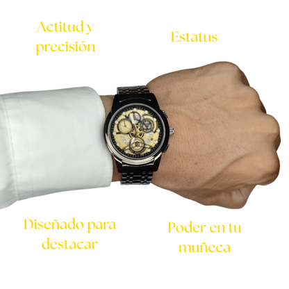 Reloj de cuarzo-BLACKGOLD™
